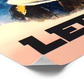 Reisposter voor Beiroet, Libanon Poster (Hoek)