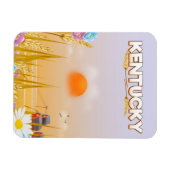 Reisposter voor Boerderij met Kentucky Cute Magneet (Horizontaal)