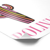 reisposter voor bolivia cactus foto afdruk (Hoek)