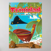 Reisposter voor cartoon uit Trinidad Poster (Voorkant)