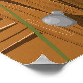 Reisposter voor cartoon uit Trinidad Poster (Hoek)