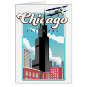 Reisposter voor Chicago Illinois USA (Voorkant)