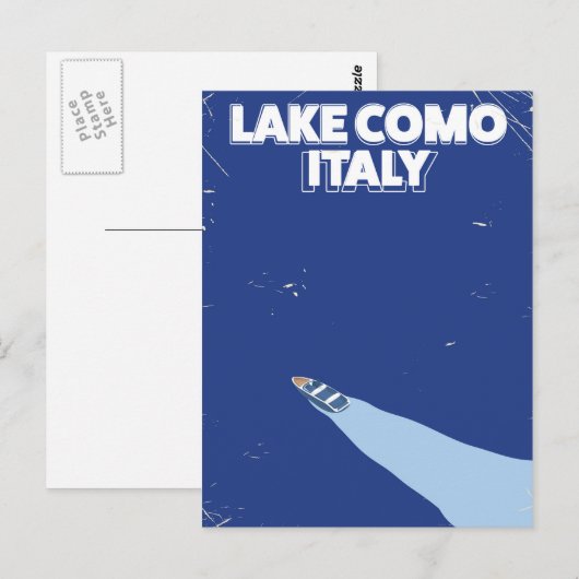 reisposter voor como itlay briefkaart (Voorkant / Achterkant)