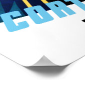 Reisposter voor Cortina d'ampezzo, Italië Poster (Hoek)