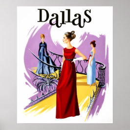 Reisposter voor Dallas, Texas Poster