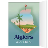 Reisposter voor de Algerijnse kaart (Binnen (Links))