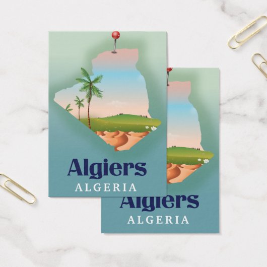 Reisposter voor de Algerijnse kaart (Kantoor)