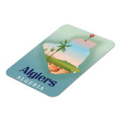 Reisposter voor de Algerijnse kaart Magneet (Linkerzijde)