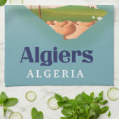 Reisposter voor de Algerijnse kaart Theedoek (Gevouwen)