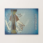 Reisposter voor de bergen in Zwitserland Legpuzzel (Horizontaal)