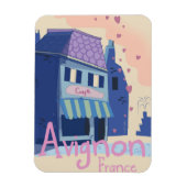 Reisposter voor de cartoon van Avignon France Magneet (Verticaal)