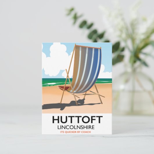 Reisposter voor de heupen. briefkaart (Staand voorkant)
