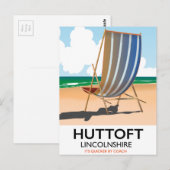 Reisposter voor de heupen. briefkaart (Voorkant / Achterkant)