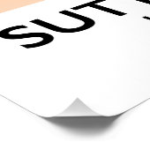 Reisposter voor de kust van Sutton on Sea. Perfect Poster (Hoek)