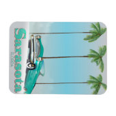 Reisposter voor de  stijl Sarasota Florida Magneet (Horizontaal)