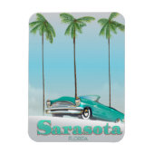 Reisposter voor de  stijl Sarasota Florida Magneet (Verticaal)