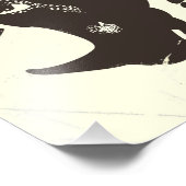 Reisposter voor de  stijl Swaziland Rhino Foto Afdruk (Hoek)