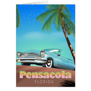 Reisposter voor de  stijl van Pensacola, florida