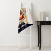 Reisposter voor de Sunset Route per spoor en Zee Sherpa Deken (In situ)