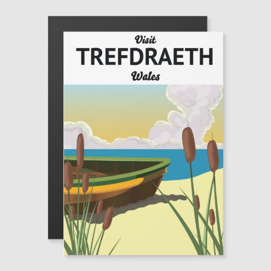 Reisposter voor de Trefdraeth sebe (Voorkant / Achterkant)