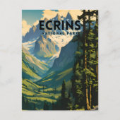 Reisposter voor Ecrins National Park Briefkaart (Voorkant)