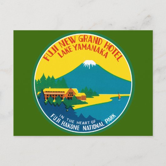 Reisposter voor Fiji Briefkaart (Voorkant)