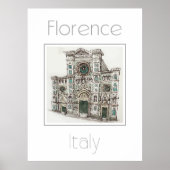 Reisposter voor Florence Italië Poster (Voorkant)