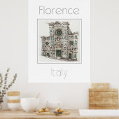 Reisposter voor Florence Italië Poster (Keuken)