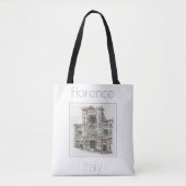 Reisposter voor Florence Italië Tote Bag (Voorkant)