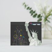 Reisposter voor Flying Northwest Airlines Briefkaart (Staand voorkant)