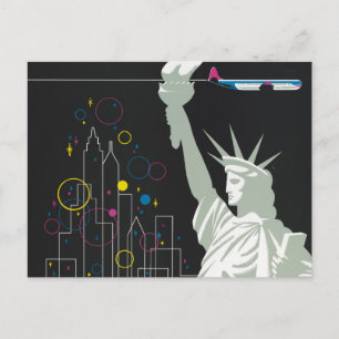 Reisposter voor Flying Northwest Airlines Briefkaart