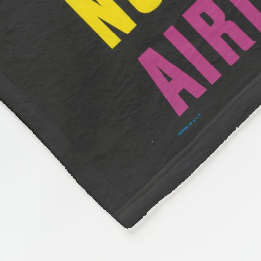 Reisposter voor Flying Northwest Airlines Fleece Deken (Hoek)