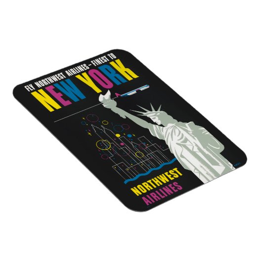 Reisposter voor Flying Northwest Airlines Magneet (Rechterzijde)