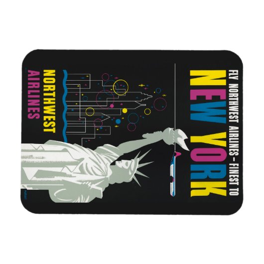 Reisposter voor Flying Northwest Airlines Magneet (Horizontaal)