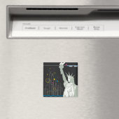 Reisposter voor Flying Northwest Airlines Magneet (Insitu (Vaatwasser))