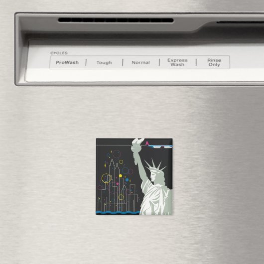 Reisposter voor Flying Northwest Airlines Magneet (Insitu (Vaatwasser))