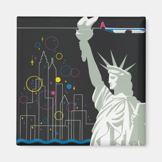 Reisposter voor Flying Northwest Airlines Magneet (Voorkant)