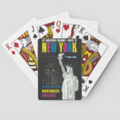 Reisposter voor Flying Northwest Airlines Pokerkaarten (Achterkant)