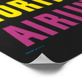 Reisposter voor Flying Northwest Airlines Poster (Hoek)