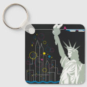 Reisposter voor Flying Northwest Airlines Sleutelhanger (Voorkant)