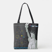 Reisposter voor Flying Northwest Airlines Tote Bag (Achterkant)