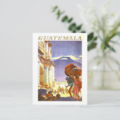 Reisposter voor Guatemala uit het verleden Briefkaart (Staand voorkant)