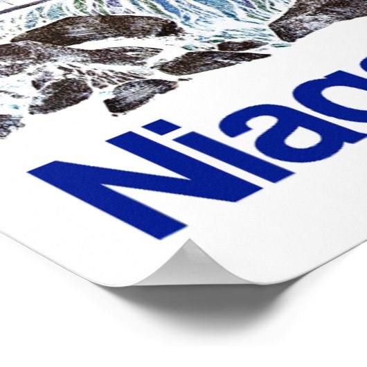 Reisposter voor Herfsten van Niagara Poster (Hoek)