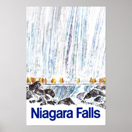 Reisposter voor Herfsten van Niagara Poster (Voorkant)