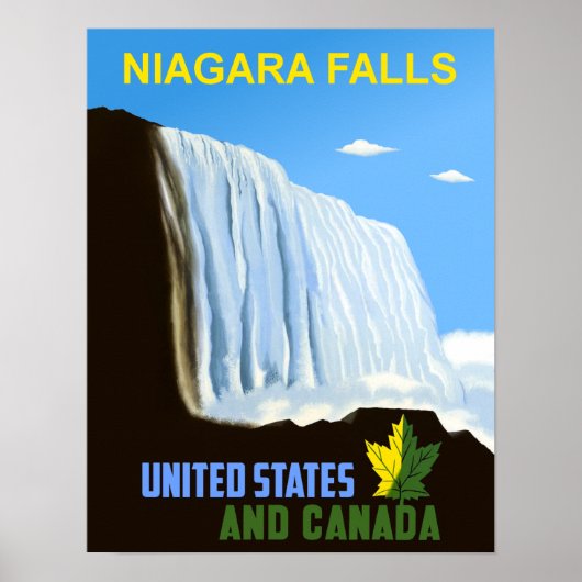 Reisposter voor Herfsten van Niagara Poster (Voorkant)