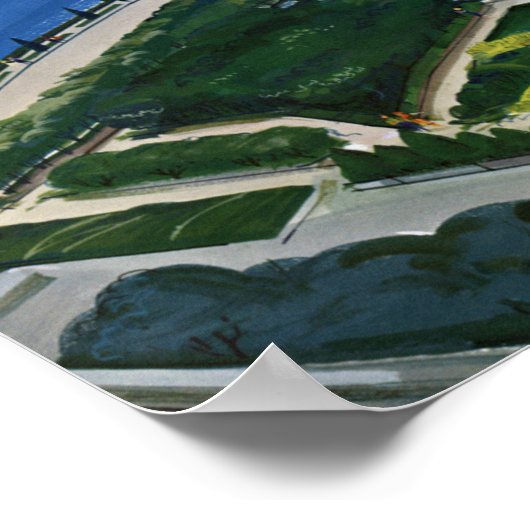 Reisposter voor Herfsten van Niagara Poster (Hoek)