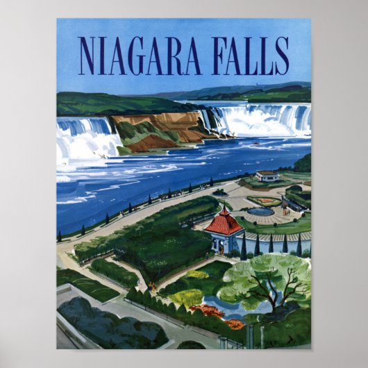 Reisposter voor Herfsten van Niagara Poster (Voorkant)