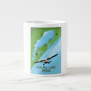 Reisposter voor het Chilika Lake India Grote Koffiekop