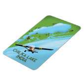 Reisposter voor het Chilika Lake India Magneet (Linkerzijde)