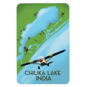 Reisposter voor het Chilika Lake India Magneet (Verticaal)